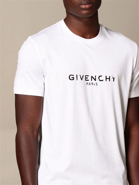 mens white givenchy t shirt